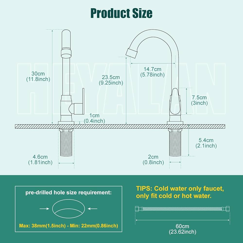About Us product size