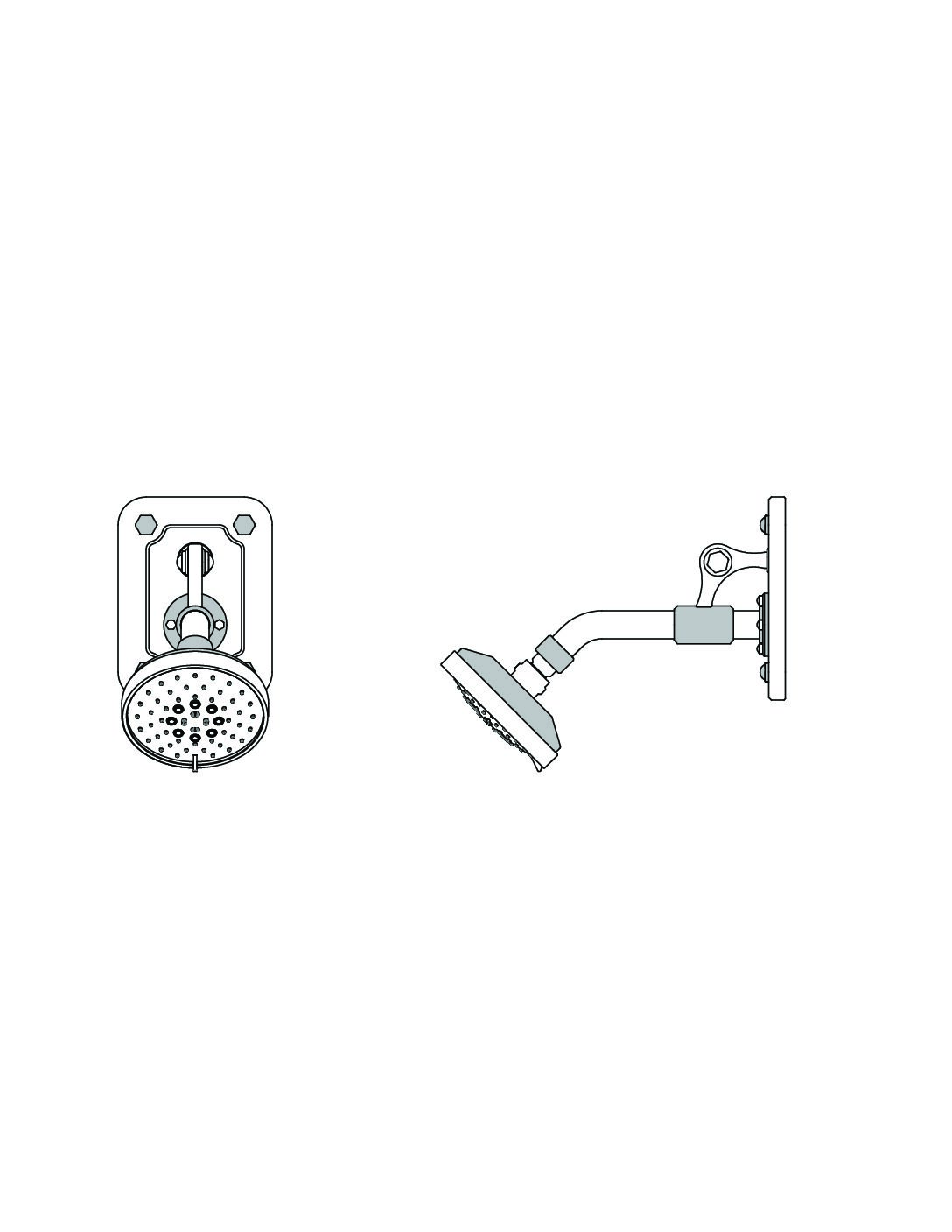ag250 1 split wall mount shower head pdf