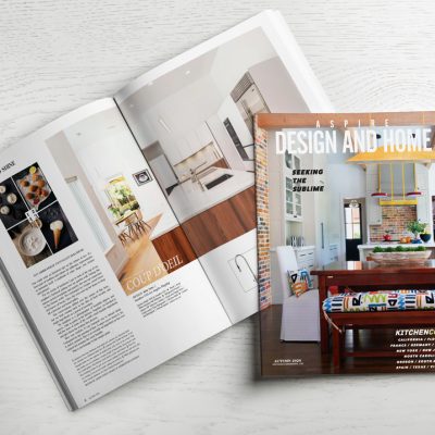As Seen In: Aspire Design & Home Magazine Features Waterstone