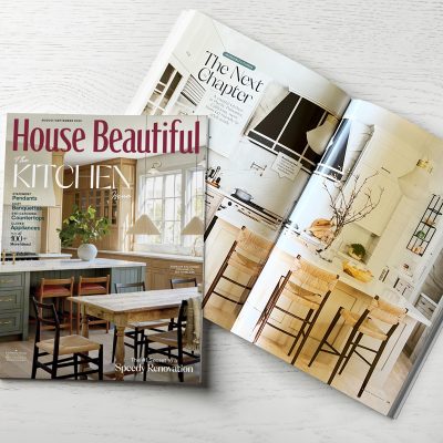 Waterstone Featured Twice in House Beautiful’s Kitchens Issue